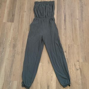 Aerie Strapless Knit Jumpsuit